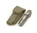 Produktbild: MFH Taschenmesser mit Essbesteck, Werkzeug und Tasche für Feld- Outdoor Camping