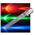 Produktbild: world-trading-net - 25 LEDs 5mm wasserklar RGB 4-polig steuerbar Set, Leuchtdiode, bedrahtet, Diode Leuchtend, als Bauteil