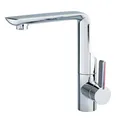 Produktbild: Comet Modena Einhebelmischer,  Ø33mm, Nylonflexschäuche, Mikroschalter, chrom