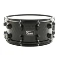 Produktbild: FSS-65 Snare Drum 14x6.5 Hammered Black Steel Remo Skins Die-Cast Hoops Sticks
