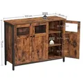 Produktbild: VASAGLE Sideboard braun 100/35/75 cm braun, 100x75x35 cm