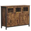 Produktbild: VASAGLE Sideboard, Küchenschrank, Aufbewahrungsschrank, mit Glastüren, für