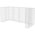 Produktbild: Gabion-abfallbehälterrahmen Dreifach Stahl 250 X 100 X 120 Cm