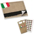 Produktbild: itenga Italien Tischset 50 Blatt mit 24x Bestecktaschen mit Servietten Platzset