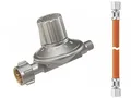 Produktbild: GOK Gasdruckregler 11 Stufen 25-50 mbar inkl. 150 cm Gasschlauch …