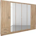 Produktbild: rauch Drehtürenschrank Drehtürenschrank Schrank Garderobe Wäscheschrank Schlafzimmer FLEXX mit 4 Schubkästen