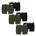 Produktbild: PUMA Herren Boxer Boxershorts Shorts Unterhosen Comfort Stretch 6er Pack, Wäschegröße:2XL, Artikel:-012 Forest Night