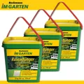 Produktbild: Beckmann 3 x 5 kg Rasendünger mit Langzeitwirkung Langzeitstickstoff Golfgreen