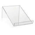 Produktbild: Buchständer/Buchstütze als Warenträger und Buchablage aus original PLEXIGLAS® (210x300x90mm)