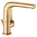 Produktbild: KEUCO EDITION 400 Einhebel-Waschtischmischer 150, schwenkbar, mit Ablaufgarnitur, 51505250000, Farbe: Messing gebürstet