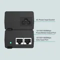 Produktbild: TP-Link PoE+ Injektor TL-POE160S 2 Gigabit Ports 30W  Plug Play Schwarz