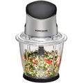 Produktbild: ROMMELSBACHER Multi Zerkleinerer MZ 500, kraftvoller Motor, 4-flügeliges Spezialmesser aus Edelstahl, 1,5 Liter Glasbehälter