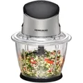Produktbild: Rommelsbacher Zerkleinerer MZ500, elektrisch, 500 Watt, Edelstahl mit Glasbehälter, 1,5 Liter