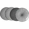 Produktbild: Ritzenhoff & Breker Takeo Teller 4-tlg. Speiseteller Essteller Schwarz Ø 26.5cm