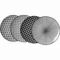 Produktbild: Ritzenhoff & Breker Takeo Teller 4-tlg. Speiseteller Essteller Schwarz Ø 26.5cm