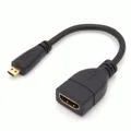 Produktbild: Micro HDMI Adapter 4K, TyP D auf A Micro HDMI Adapterkabel, Stecker- Buchse,15cm