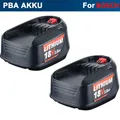 Produktbild: 2x Akku für Bosch Li-ion PBA 18 V 3,8Ah XL Power For All Alliance 54Wh NEU OVP