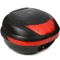 Produktbild: SEVICO Motorradkoffer Top-Case Roller und Motorrad Koffer Schwarz Motorradtasche Helmkoffer für Roller Universal Topcase Top Back Box Motorrad oder Quad X6 44x39x29cm 32 L