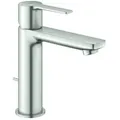 Produktbild: Grohe Lineare S-Size Waschtischarmatur 32114DC1 supersteel, mit Ablaufgarnitur