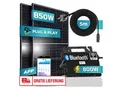 Produktbild: SUNNIVA® 850W Balkonkraftwerk 800W komplett Steckdose - Astro-Energy 800W Micro Wechselrichter - PV Solaranlage Komplettset - 2x 425W (850W) Solarmodule - inkl. 5m Kabel - Bluetooth, WIFI