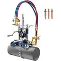 Produktbild: VEVOR Manuelle Rohrschneidemaschine, 5–50,8 mm dicke Rohranfasmaschine mit Kette, 0°-45° einstellbarer Winkel-Gasschneidemaschine mit 3 Spitzen, tragbarer Brenner-Anfas-Gasschneider