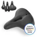Produktbild: Alpensattel Fahrradsattel Alpensattel 3.0 in 3 Ausführungen wählbar (1-tlg., Komfort), Ergonomisch, mit Aussparung und Memory Foam für Damen und Herren Komfort+