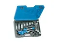 Produktbild: Gedore Handrohrbieger-Satz, hydraulisch, 8-teilig, für Rohre aus Kupfer, Stahl und Edelstahl, mit Biegeschablonen für Ø10-22 mm, Biegeradius bis 90°, in L-BOXX, 245610 (4635230)