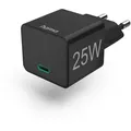 Produktbild: Schnellladegerät, USB-C, Mini-Ladegerät, PD, 25 W, Schwarz (00201651) - Schwarz