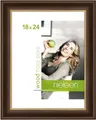 Produktbild: nielsen Bilderrahmen, 18 x 24 cm, Holz, Palisander, Fotorahmen zum Auftstellen und Aufhängen im Hoch- & Querformat, Echtglas, Derby