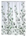 Produktbild: RIDDER Duschvorhang Textil Bambus grün 180x200 cm