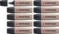 Produktbild: Textmarker - STABILO BOSS ORIGINAL NatureCOLORS - 10er Pack - warmgrau