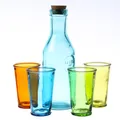 Produktbild: Gläser-Set bunt 5tlg. Getränke Karaffe Trinkgläser Wassergläser lebensmittelecht