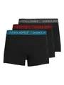 Produktbild: JACK & JONES Herren Jacwaistband Trunks 3 Pack Noos Boxershorts, Asphalt, S EU