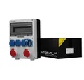 Produktbild: Doktorvolt Stromverteiler TD 2x16A 4x230V Wandverteiler mit Mennekes Dosen Steckdosenverteiler 6-fach, ausgestattet mit Mennekes-Steckdosen