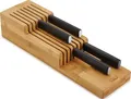 Produktbild: Joseph Joseph DrawerStore Messer-Organizer, für bis zu 9 Messer, Küchenorganisation & Schubladenaufbewahrung - Bambus, Bamboo