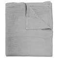 Produktbild: Sleezzz Musselin Decke, 150 x 200 cm, Leichte Sommerdecke aus 100% Baumwolle, Waschbar (Grau)