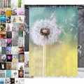 Produktbild: Sanilo Duschvorhang, viele schöne Duschvorhänge zur Auswahl, hochwertige Qualität, inkl. 12 Ringe, wasserdicht, Anti-Schimmel-Effekt (Pusteblume, 180 x 200 cm)