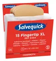 Produktbild: Salvequick Nachfülleinsätze 6 x 15 Pflaster Fingerspitzen extra groß - 6454