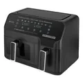 Produktbild: ECG AF 8300 Dual Fry Heißluftfritteuse Airfryer Fritteuse Doppelfritteuse 700 W