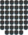 Produktbild: Adam Hall Hardware 4909 M40 AH - 40er Set Gummifuß 38 x 20 mm schwarz im Beutel