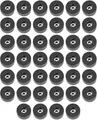 Produktbild: 40 Gummifüße Ø 38x20 Lautsprecherfüße Gummifuß Boxenfüße Gehäusefuß Boxenfuß Fuß