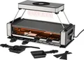 Produktbild: Unold 48785 Raclette Smokeless, für bis zu 8 Personen mit integrierter Dunstabzugshaube.