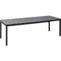 Produktbild: Beliani Gartentisch TOFANE Grau Schwarz 198x90x77