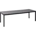 Produktbild: Beliani Gartentisch, Grau, Schwarz, Metall, 198x77x90 cm, Gartenmöbel, Gartentische, Gartentische