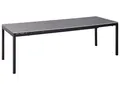 Produktbild: Beliani Gartentisch ausziehbar Aluminium/Kunstholz grau 8-Sitzer 198/248x90 cm Tofane