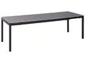 Produktbild: Gartentisch ausziehbar Aluminium / Kunstholz grau 8-Sitzer 198/248x90 cm Tofane