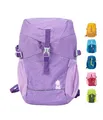 Produktbild: Fabrizio® Kinderrucksack 12L – Leichter & robuster Rucksack für Kinder ab 3 Jahren – Gepolsterte Träger & Brustgurt – Viel Stauraum & reflektierende Elemente – Perfekt für Wanderausflüge – flieder
