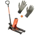Produktbild: Bahco Wagenheber Rangierwagenheber BH 13000 3 T mit Doppelkolben + Handschuhe