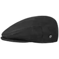 Produktbild: LIERYS Lederflatcap Herren Made in Italy Gefütterte Schirmmütze Rindleder Herbst/Winter schwarz 54 cm