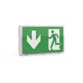 Produktbild: ENOVALITE LED Fluchtwegleuchte Notleuchte mit Akku und Test-Funktion - Dauerbetrieb o. Notbetrieb - Aufbau Einbau - Rettungsweg Notausgang Notfall EXIT IP65